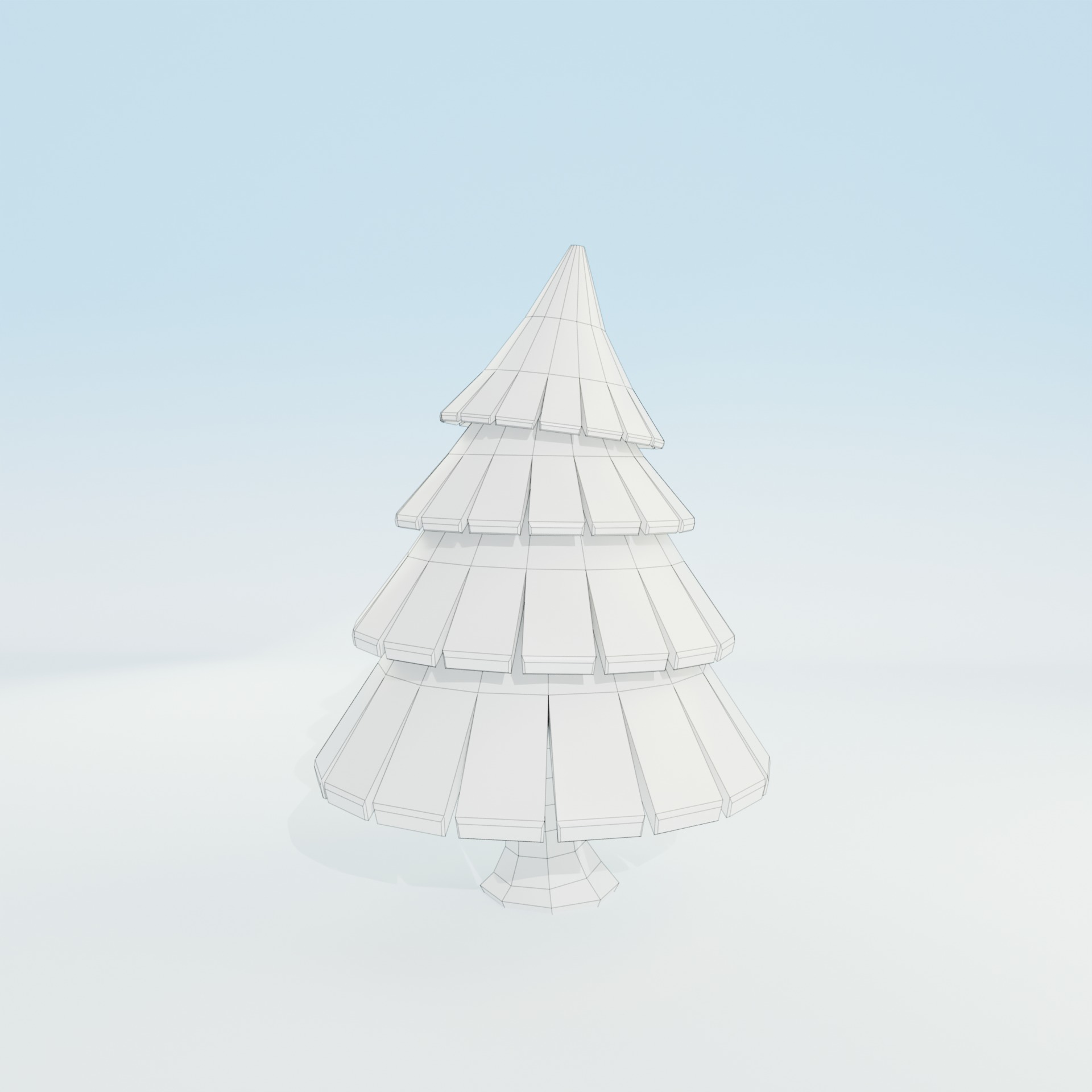 Low Poly Tree Pack - 9 Stylized Nature Assets for Games Low-poly 3D model_63