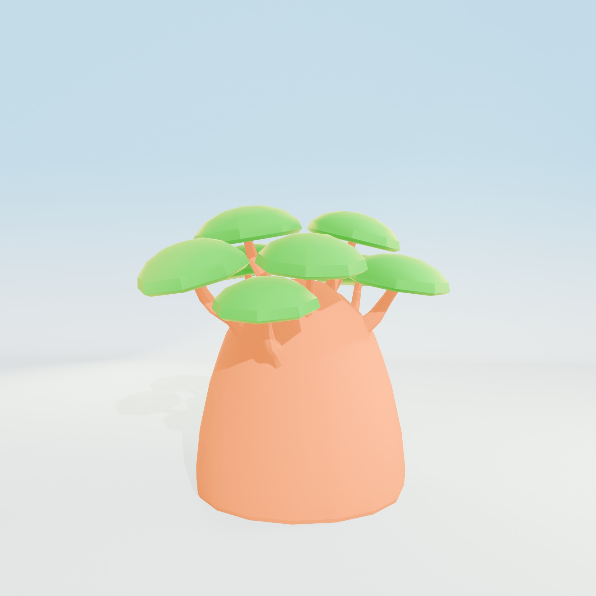 Low Poly Tree Pack - 9 Stylized Nature Assets for Games Low-poly 3D model_74
