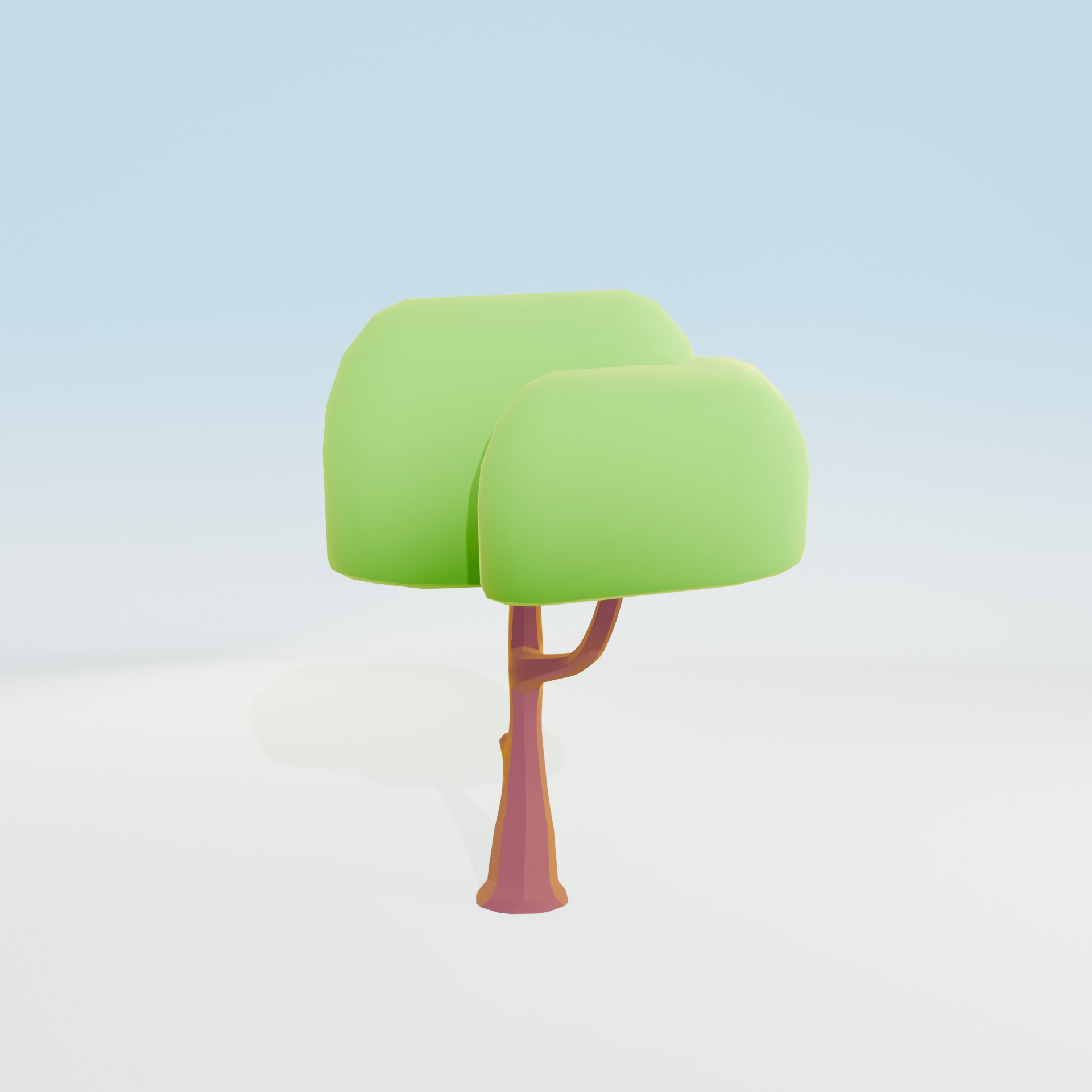 Low Poly Tree Pack - 9 Stylized Nature Assets for Games Low-poly 3D model_12