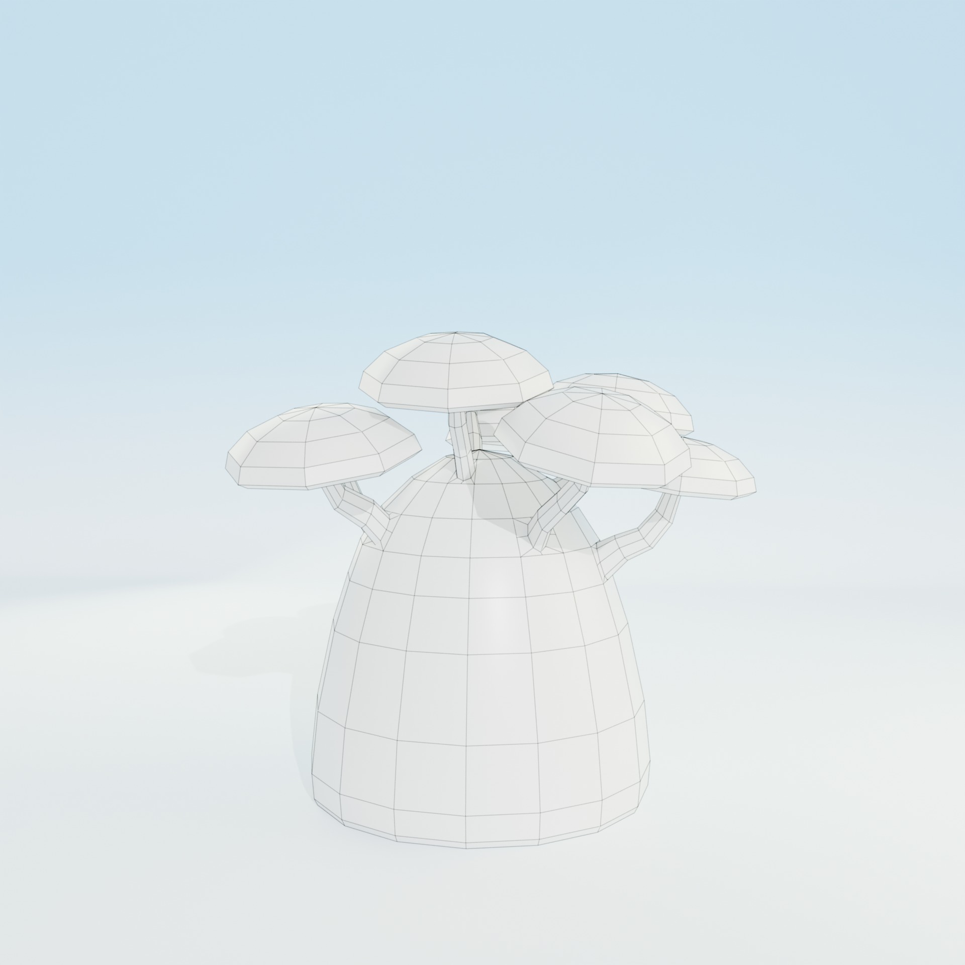 Low Poly Tree Pack - 9 Stylized Nature Assets for Games Low-poly 3D model_77