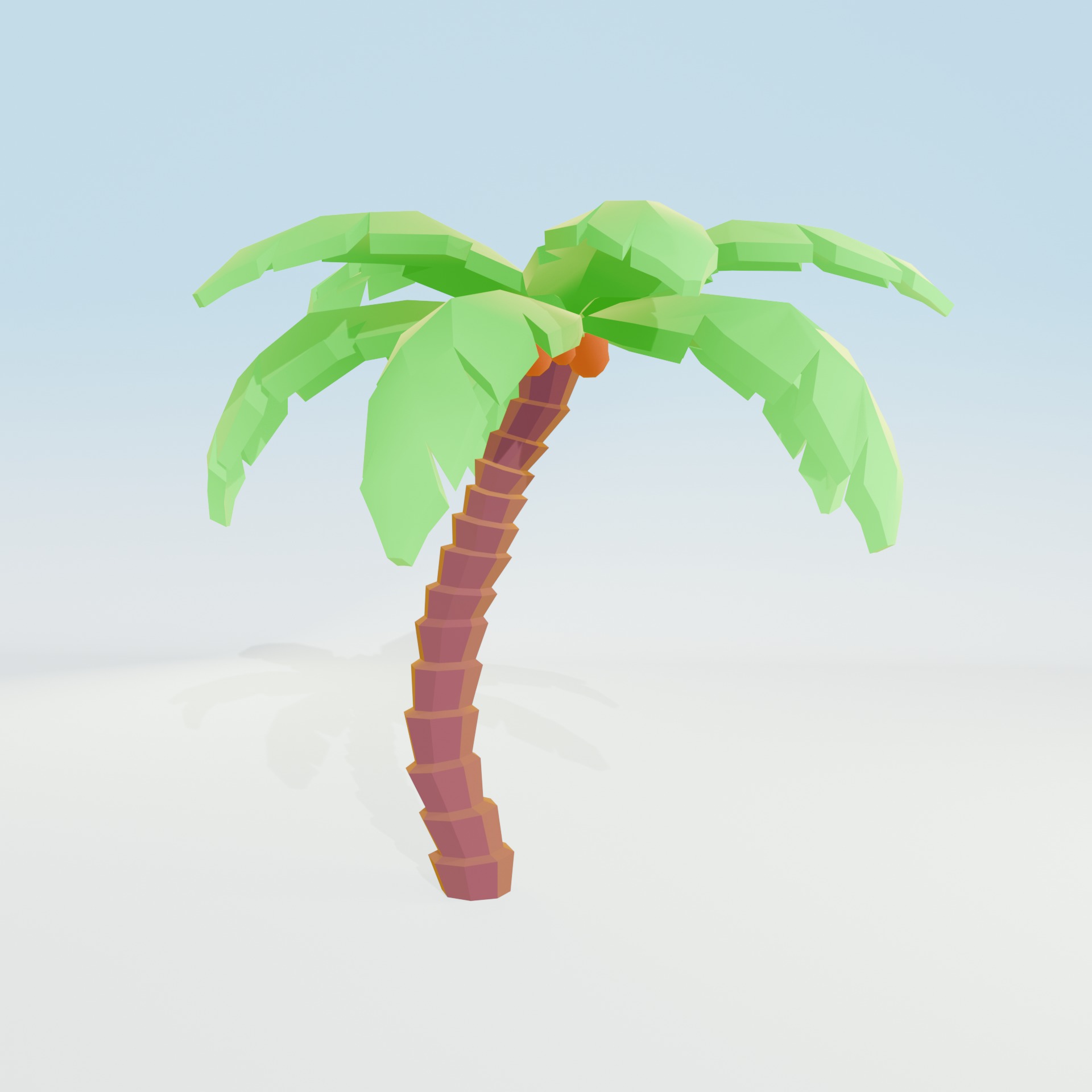 Low Poly Tree Pack - 9 Stylized Nature Assets for Games Low-poly 3D model_46