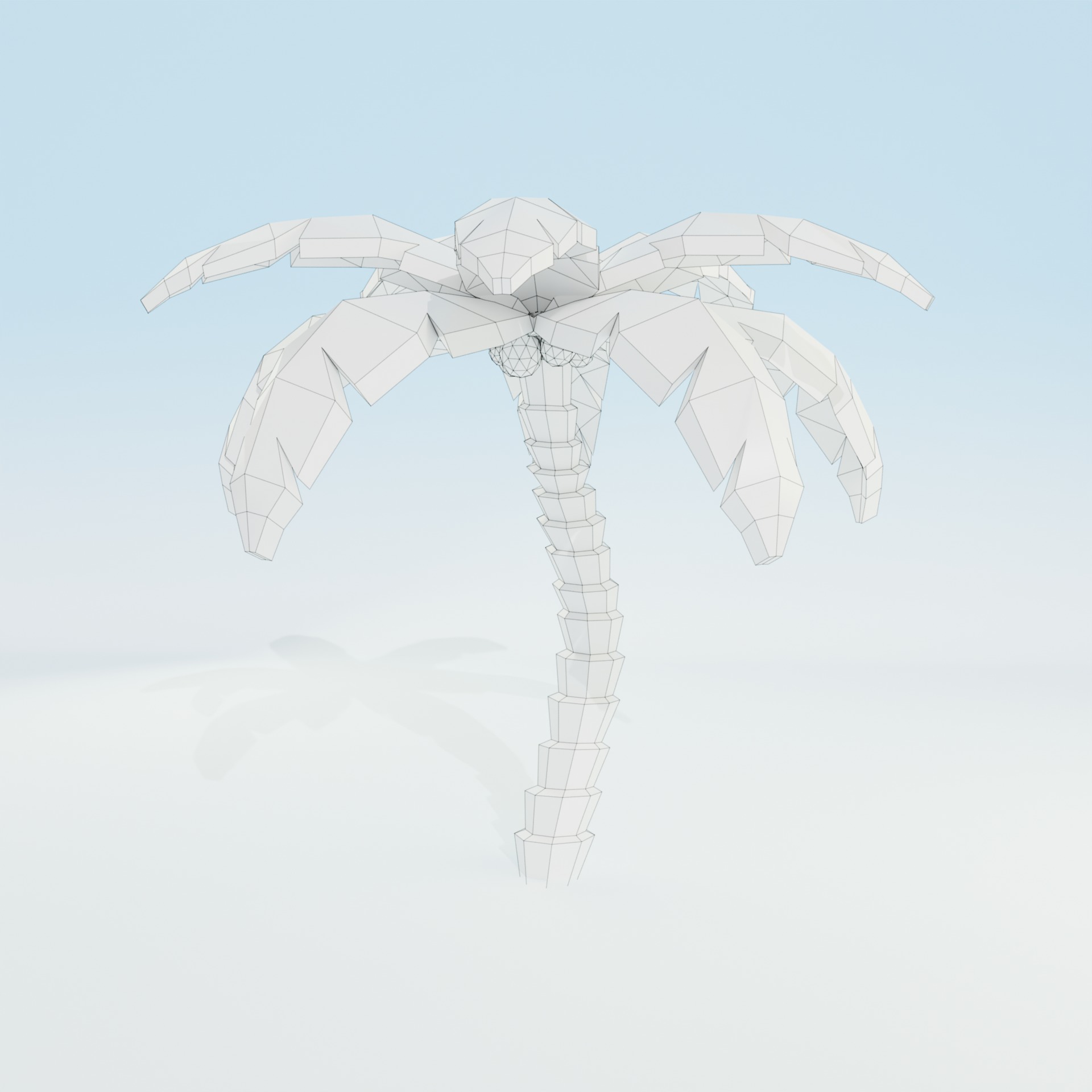 Low Poly Tree Pack - 9 Stylized Nature Assets for Games Low-poly 3D model_53