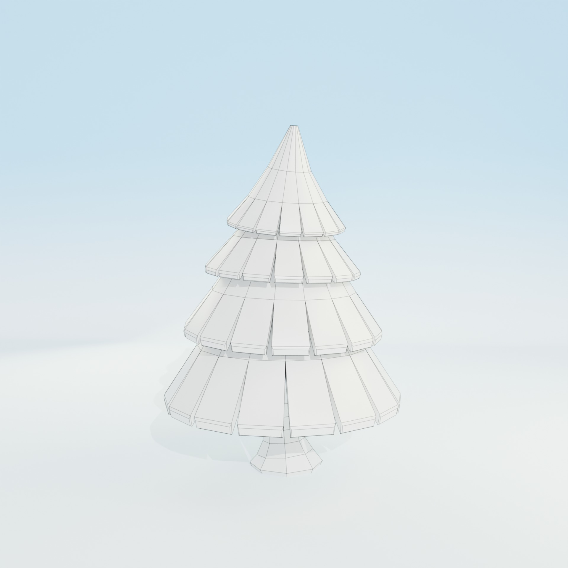 Low Poly Tree Pack - 9 Stylized Nature Assets for Games Low-poly 3D model_69