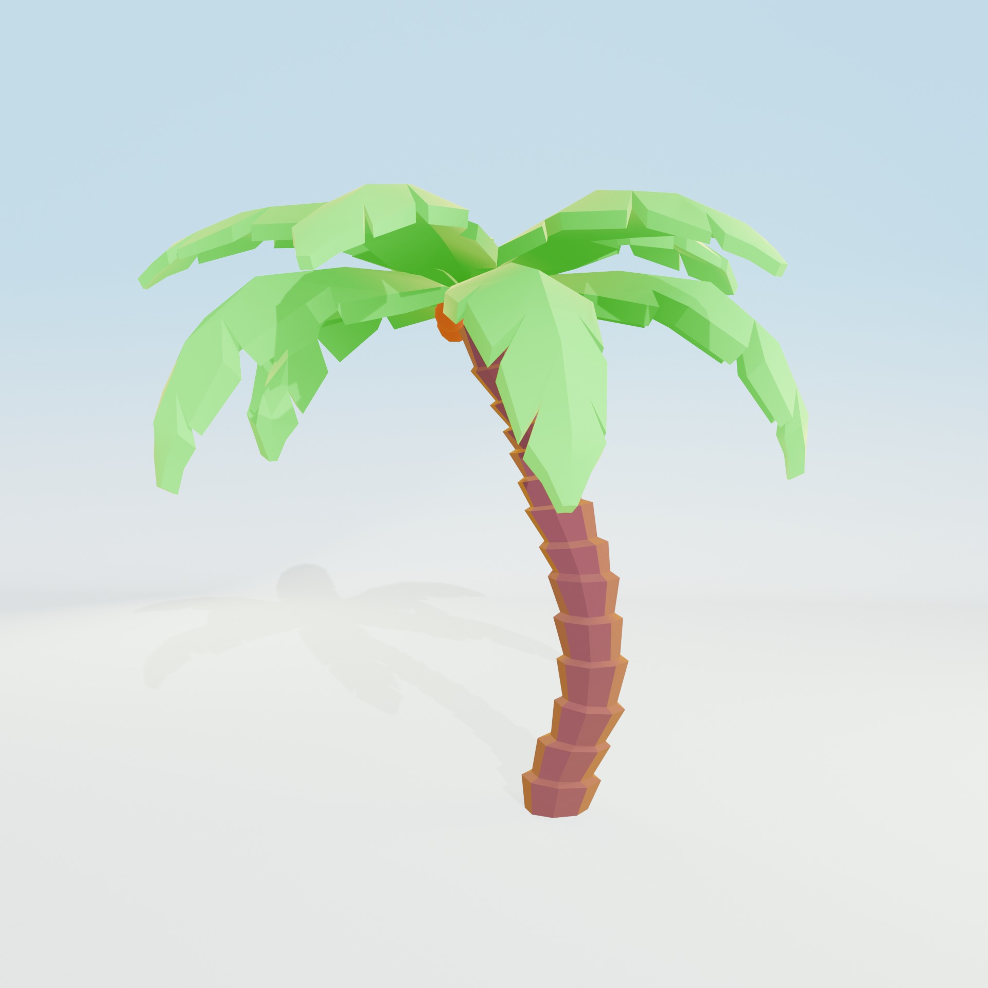 Low Poly Tree Pack - 9 Stylized Nature Assets for Games Low-poly 3D model_50