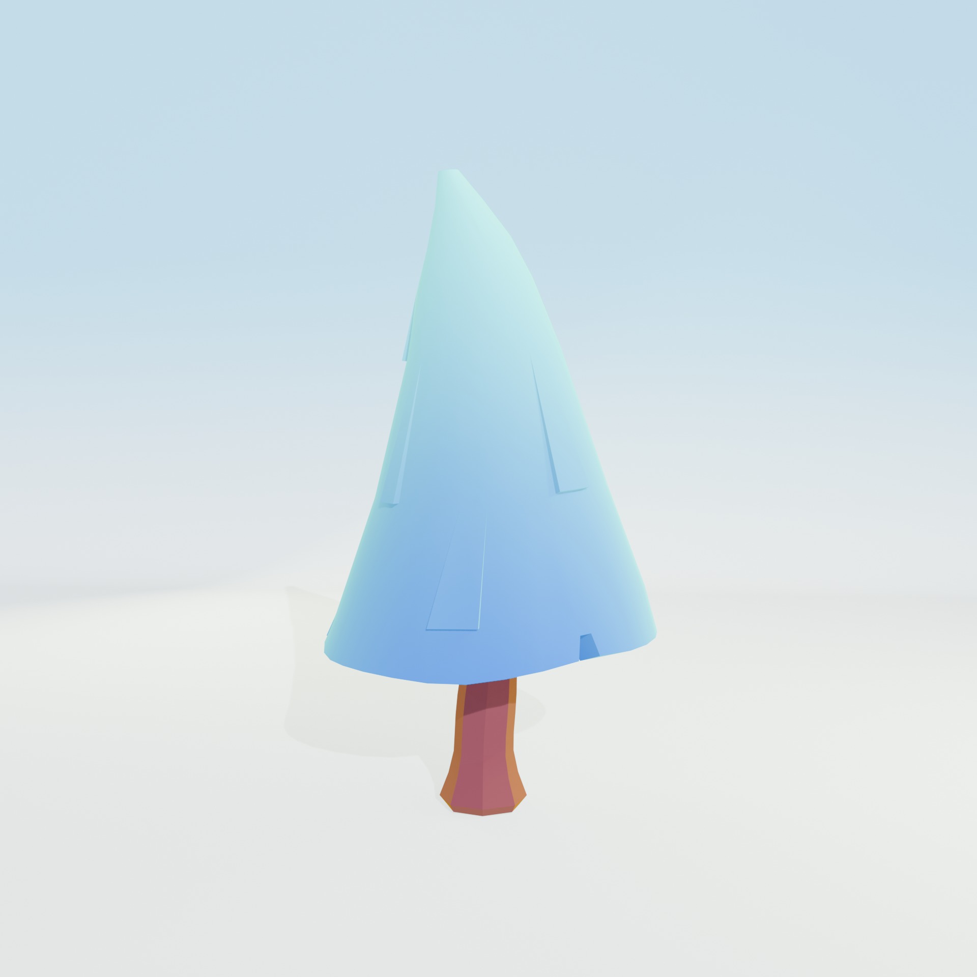 Low Poly Tree Pack - 9 Stylized Nature Assets for Games Low-poly 3D model_54