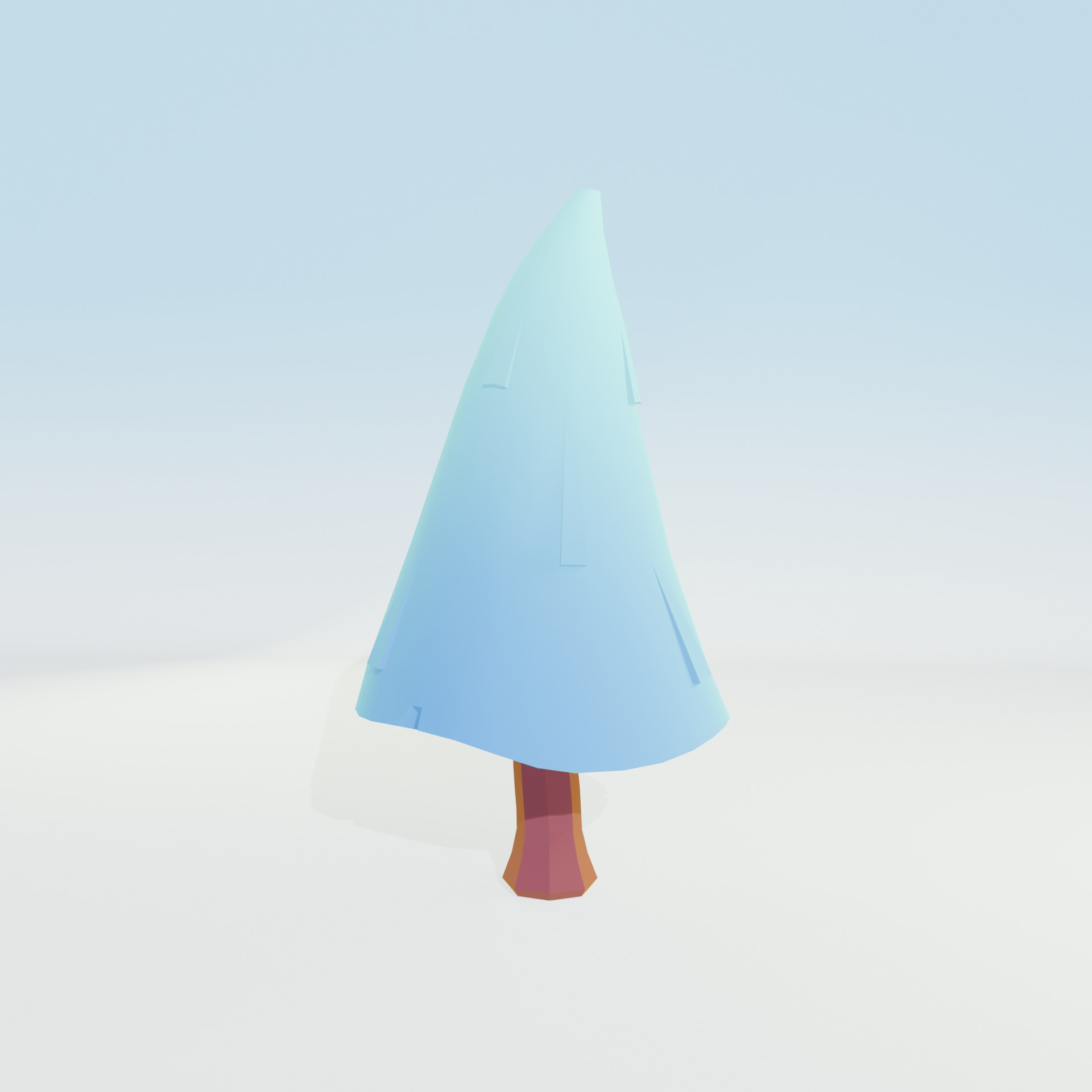 Low Poly Tree Pack - 9 Stylized Nature Assets for Games Low-poly 3D model_58