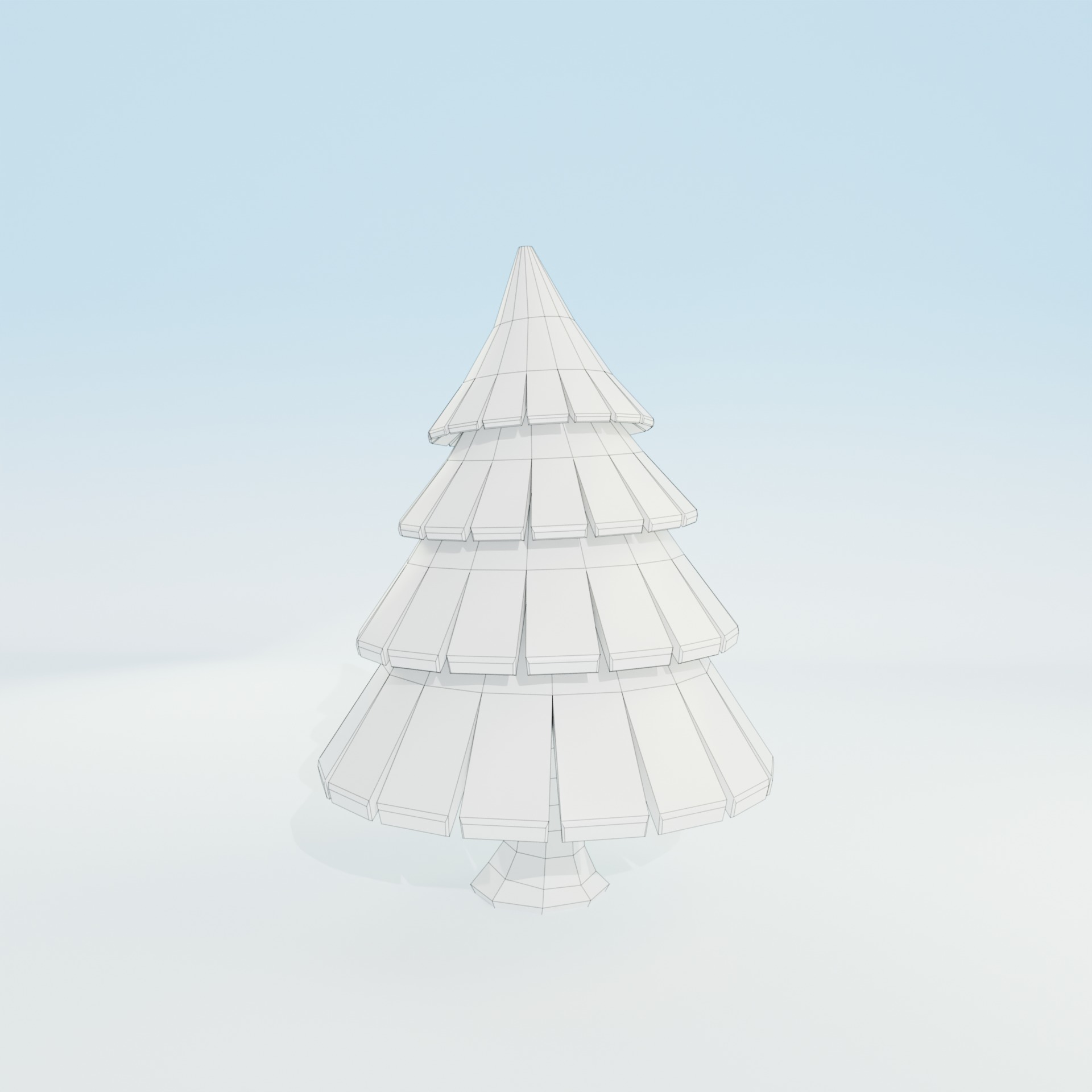 Low Poly Tree Pack - 9 Stylized Nature Assets for Games Low-poly 3D model_65