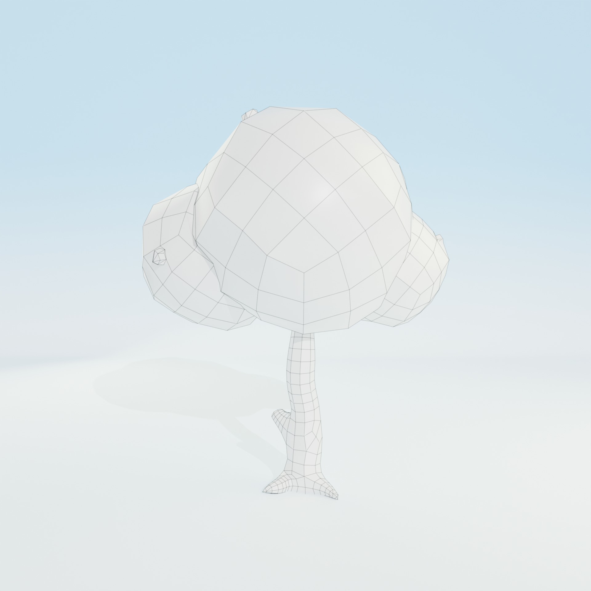 Low Poly Tree Pack - 9 Stylized Nature Assets for Games Low-poly 3D model_19