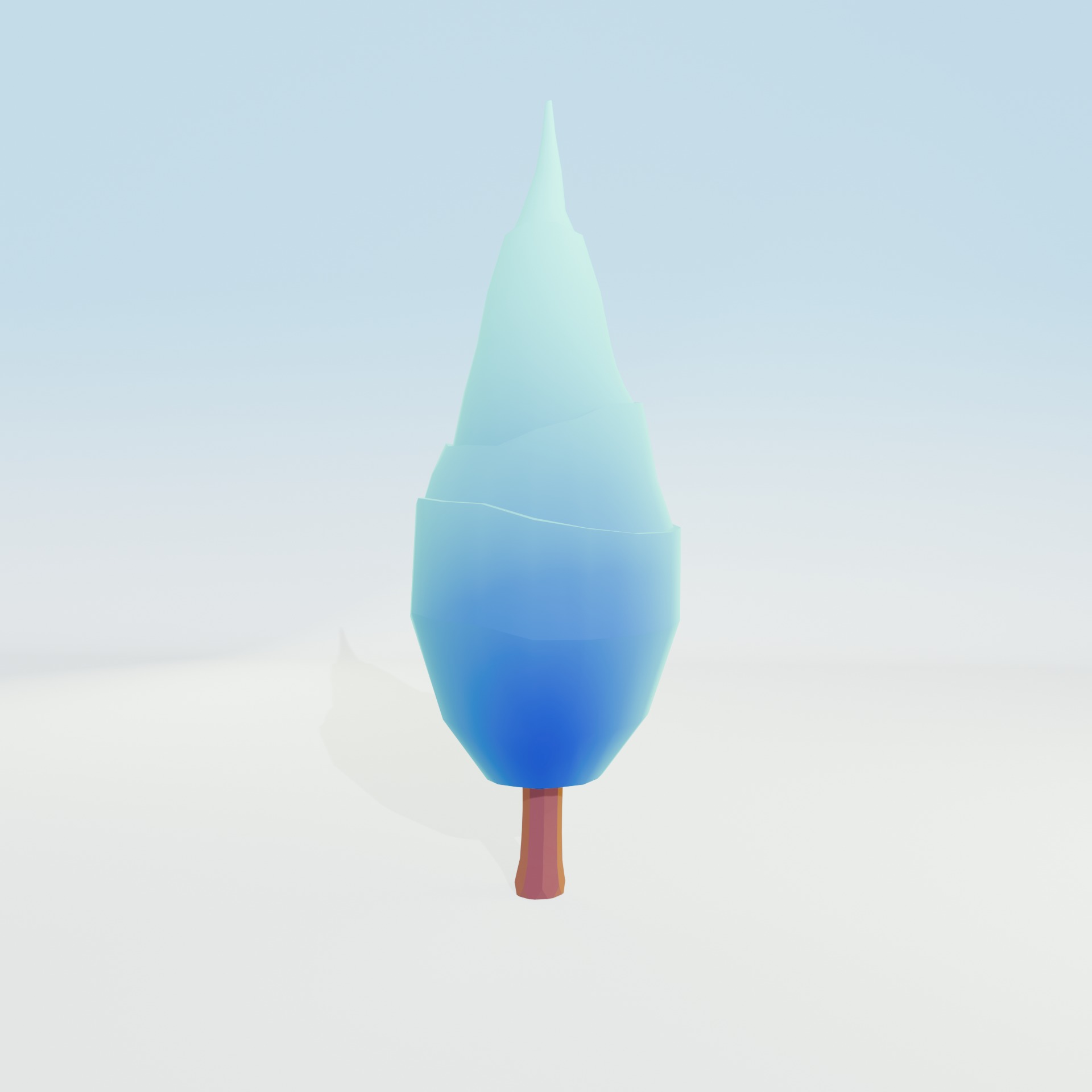 Low Poly Tree Pack - 9 Stylized Nature Assets for Games Low-poly 3D model_30