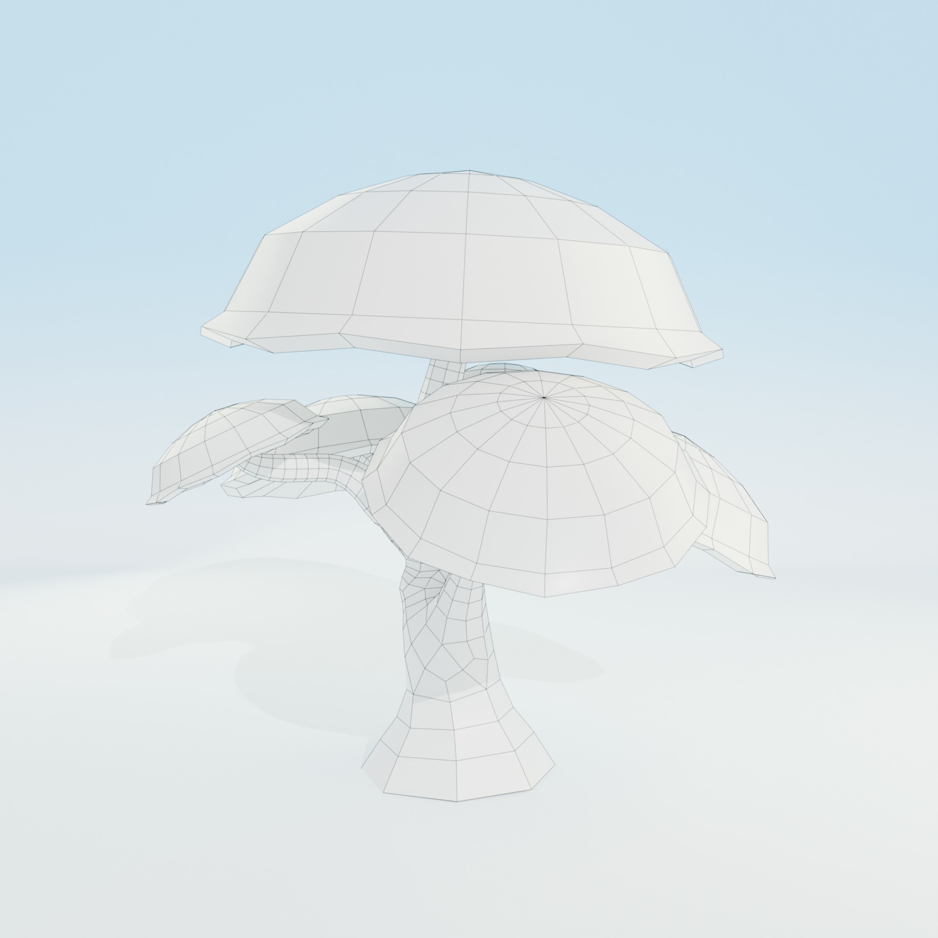 Low Poly Tree Pack - 9 Stylized Nature Assets for Games Low-poly 3D model_39