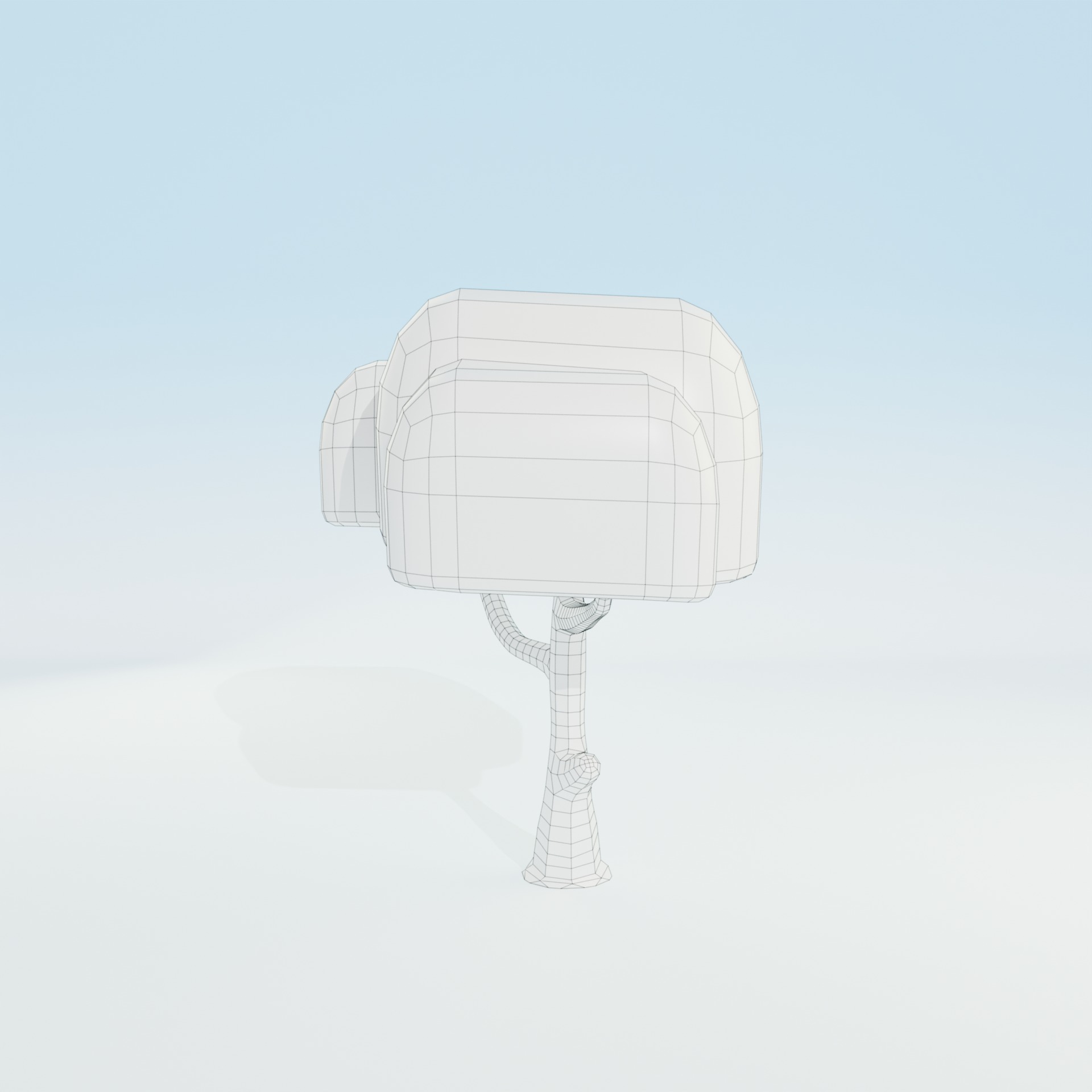 Low Poly Tree Pack - 9 Stylized Nature Assets for Games Low-poly 3D model_9