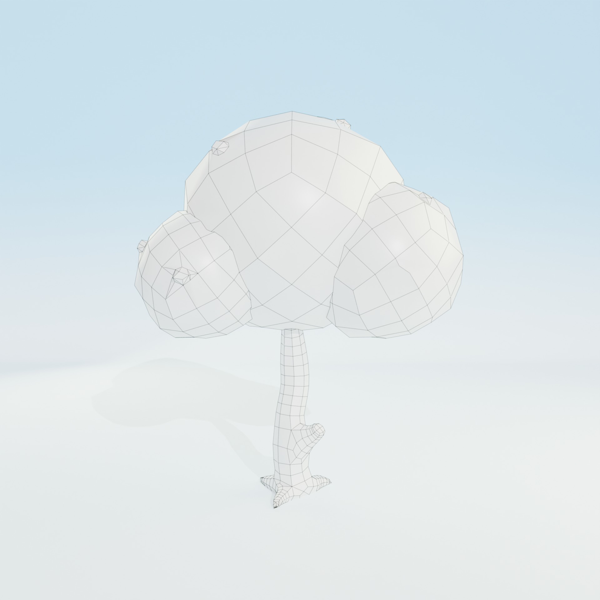 Low Poly Tree Pack - 9 Stylized Nature Assets for Games Low-poly 3D model_15