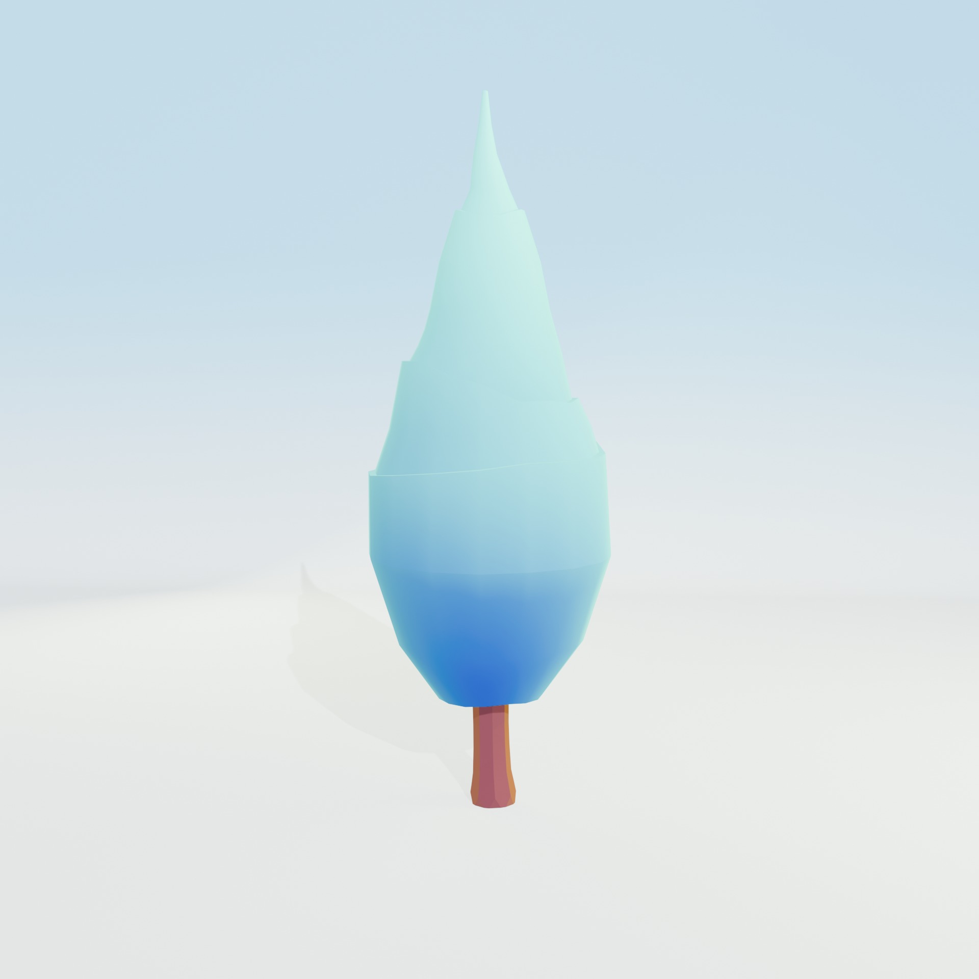 Low Poly Tree Pack - 9 Stylized Nature Assets for Games Low-poly 3D model_34