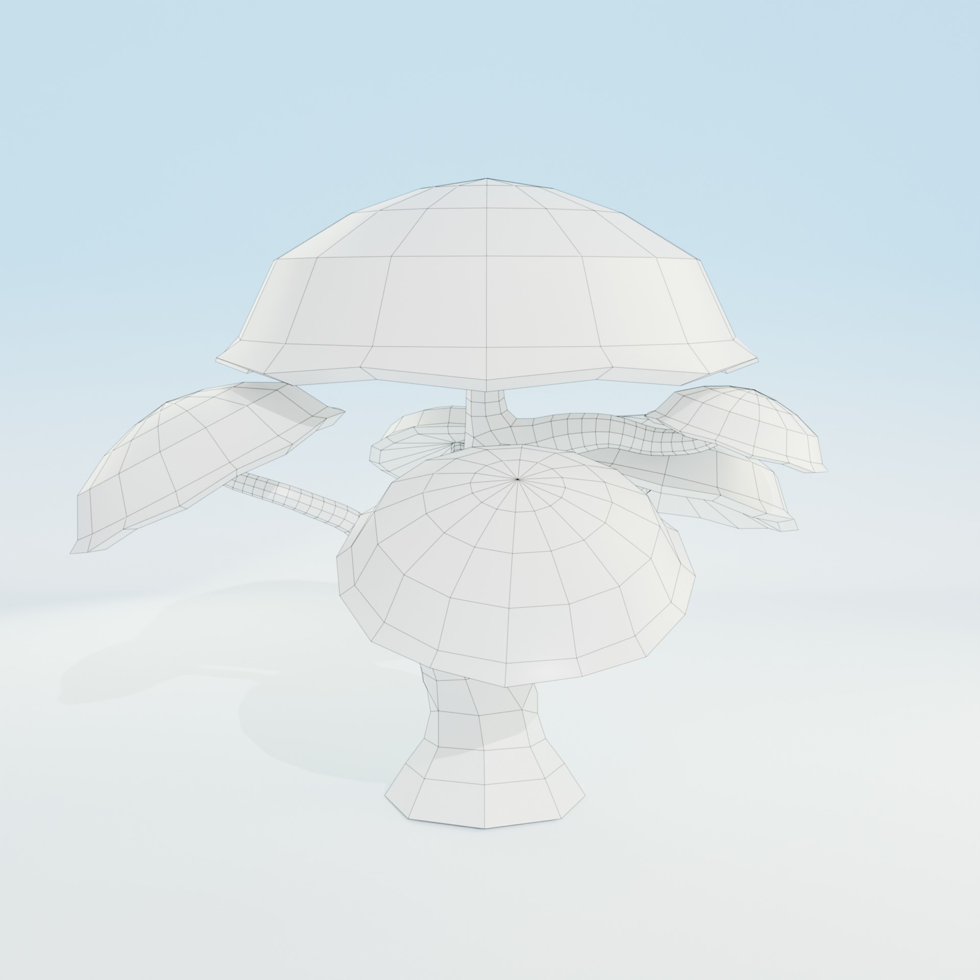 Low Poly Tree Pack - 9 Stylized Nature Assets for Games Low-poly 3D model_45