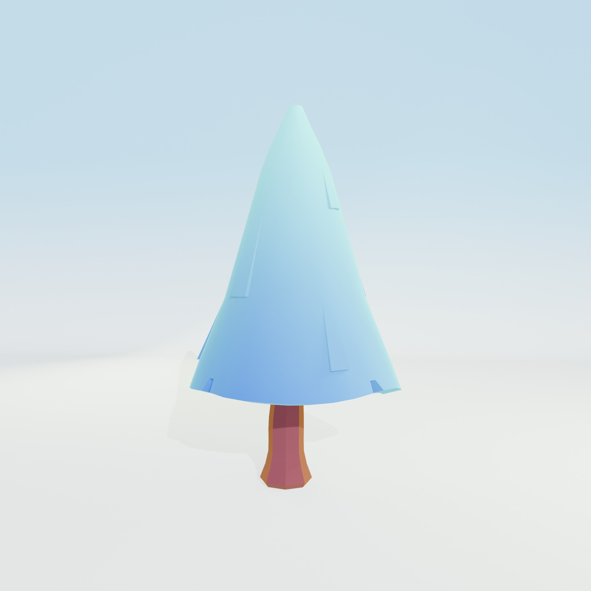 Low Poly Tree Pack - 9 Stylized Nature Assets for Games Low-poly 3D model_60