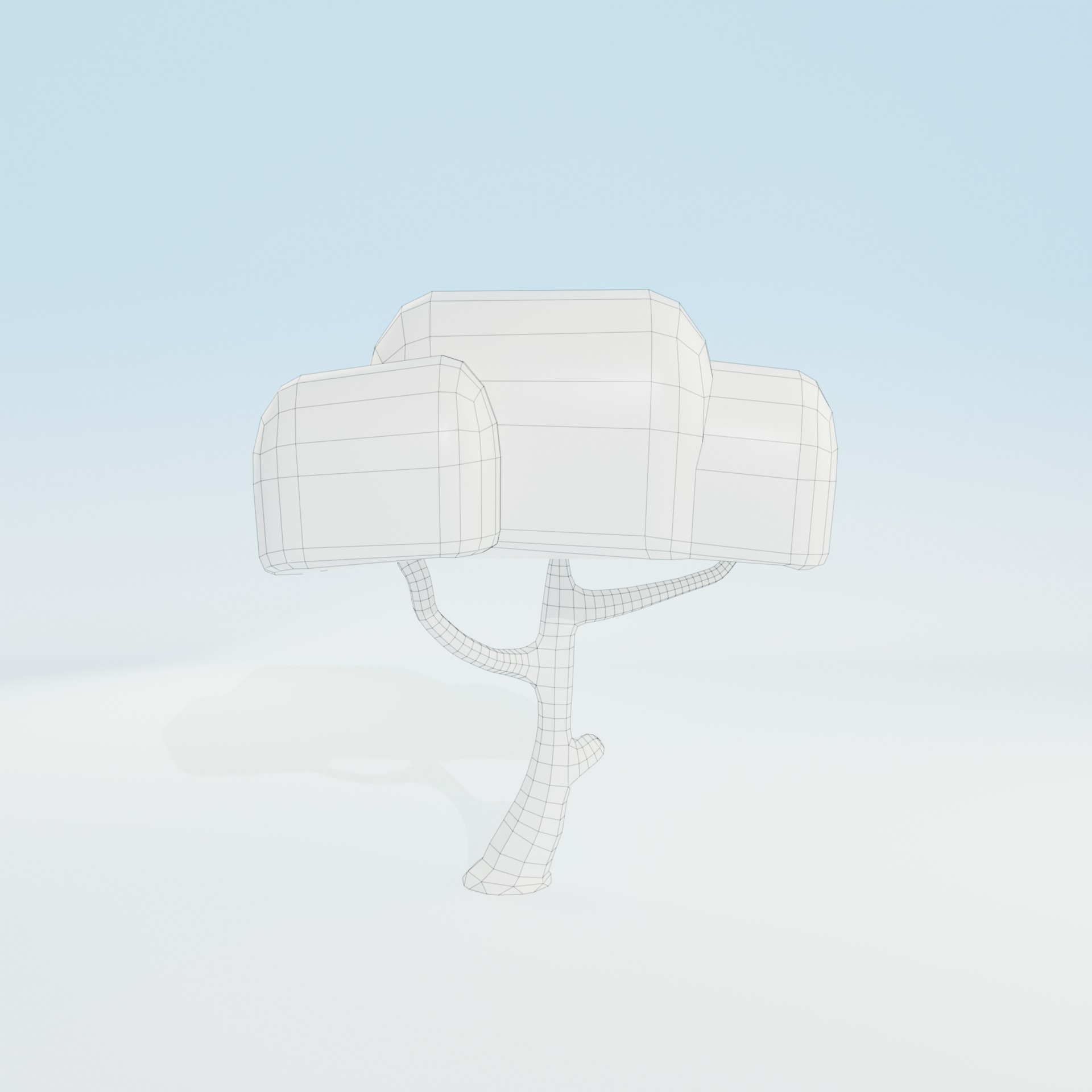 Low Poly Tree Pack - 9 Stylized Nature Assets for Games Low-poly 3D model_11