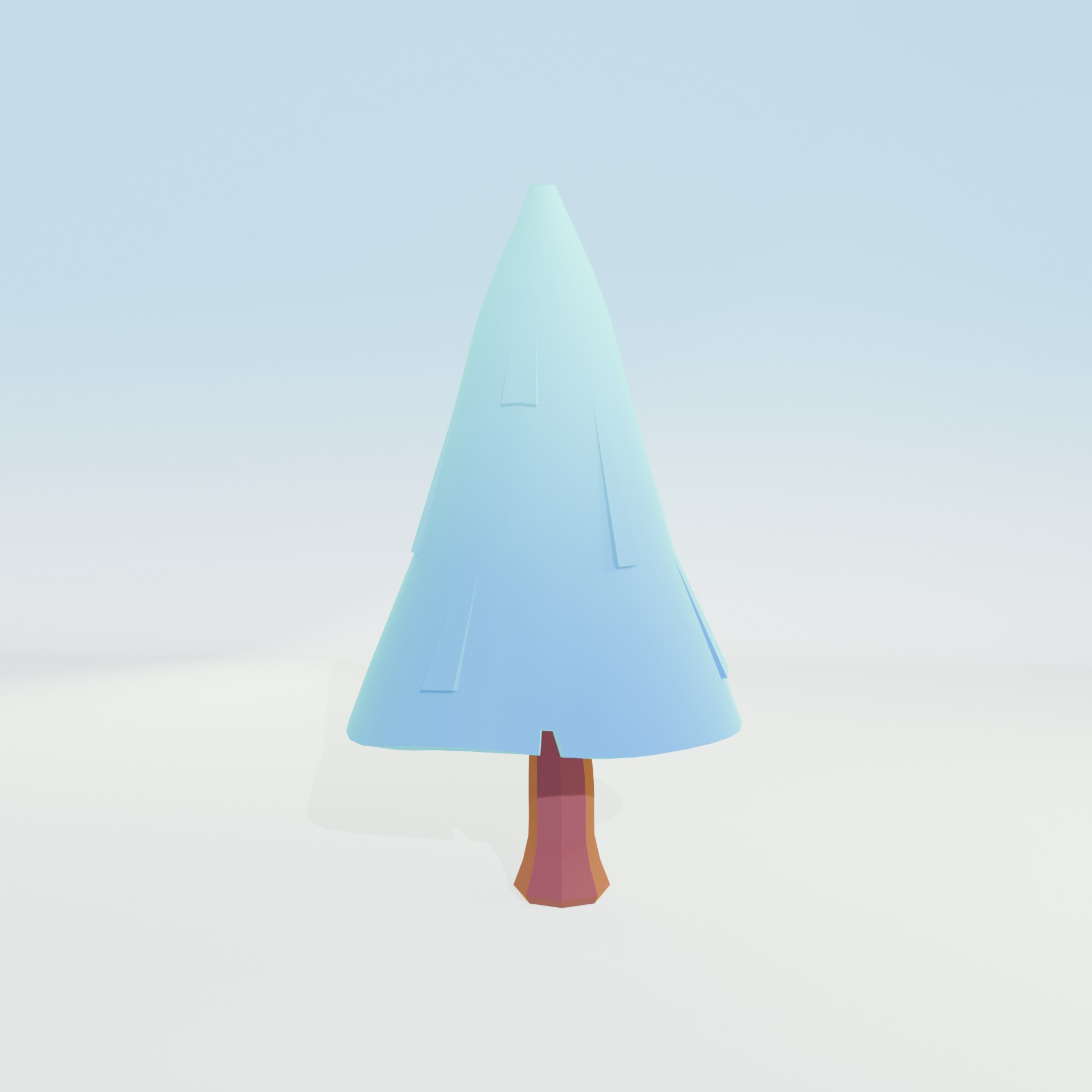 Low Poly Tree Pack - 9 Stylized Nature Assets for Games Low-poly 3D model_56