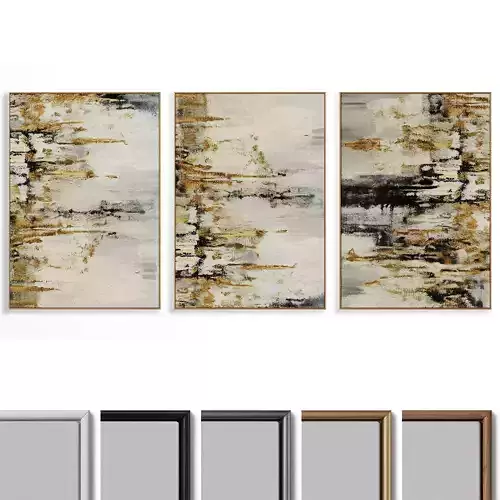 Abstract Painting Frame set 037