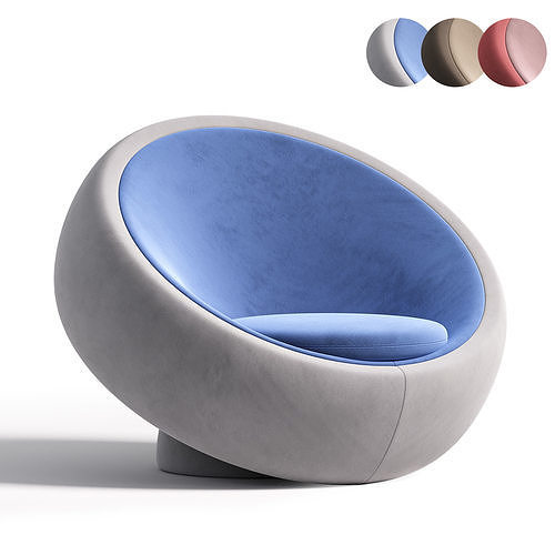 Globalove Armchair By Bonaldo 3D model