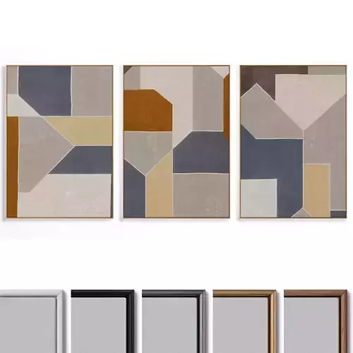 Abstract Painting Frame set 038