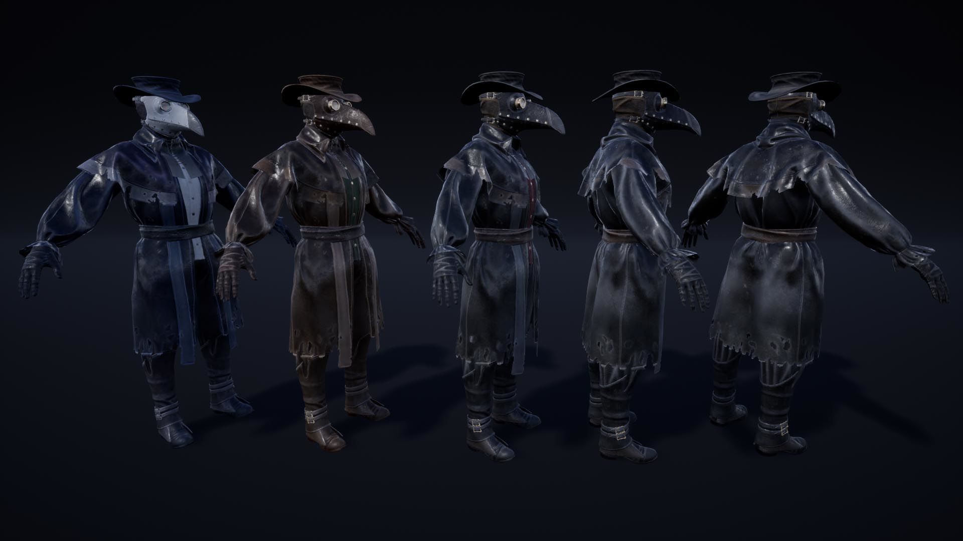 NPC King And Queen Low-poly 3D model_18