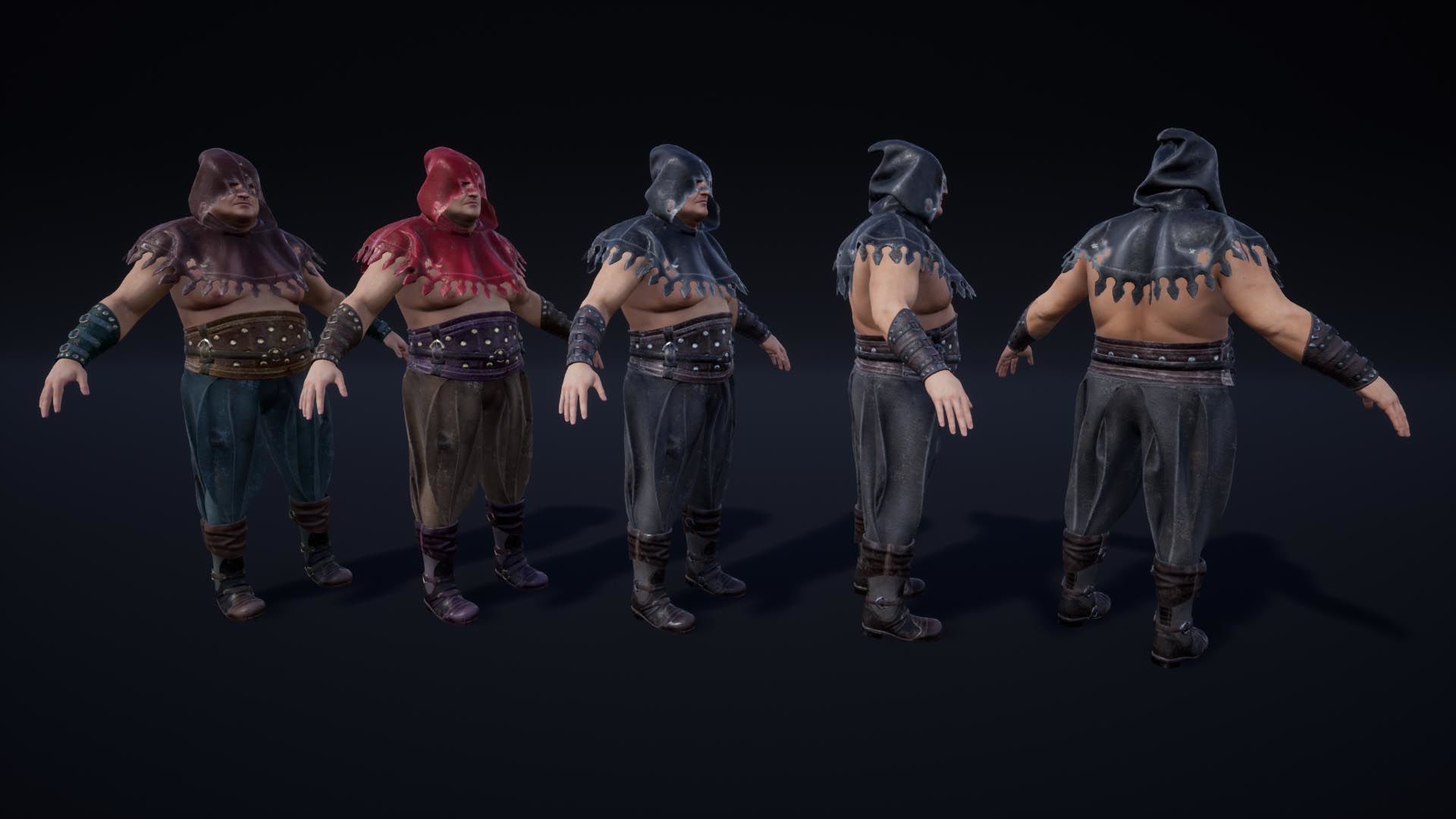 NPC King And Queen Low-poly 3D model_20