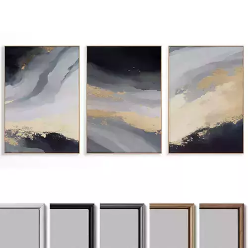 Abstract Painting Frame set 039