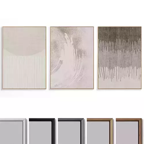 Abstract Painting Frame set 040