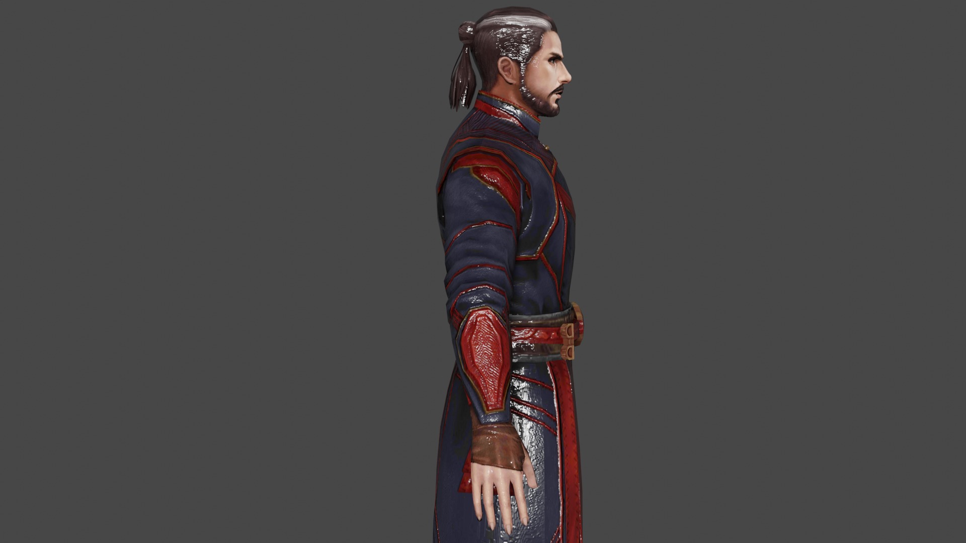 Defender Strange Low-poly 3D model_3