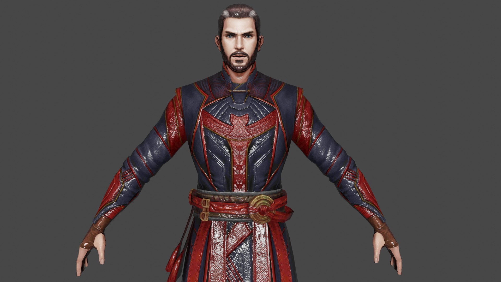 Defender Strange Low-poly 3D model_1