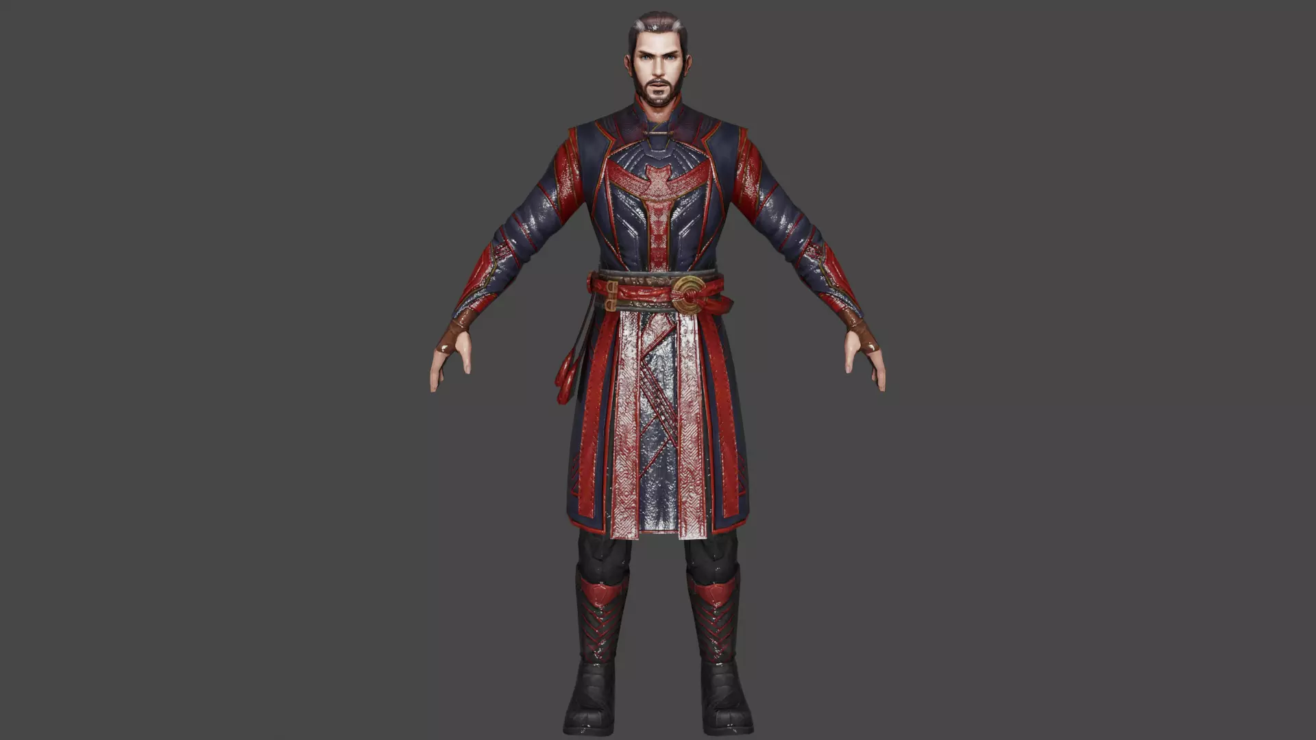 Defender Strange Low-poly 3D model_0