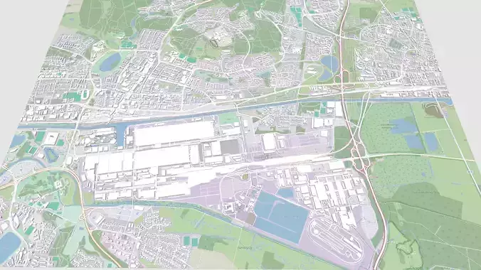 Cityscape Wolfsburg Germany