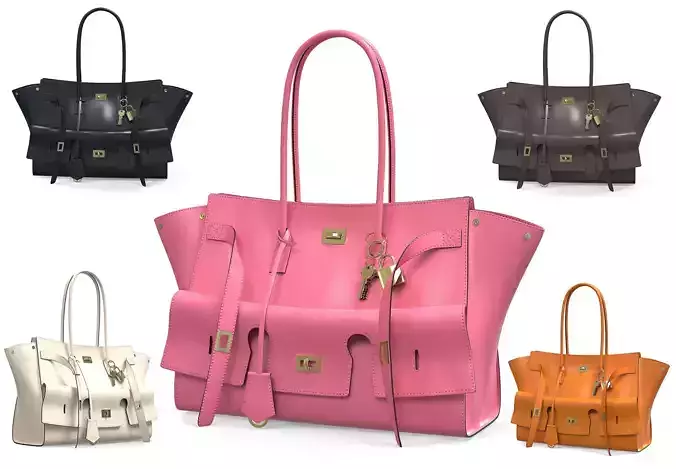 Balenciaga Bel Air Carry All Bag Low-poly 3D model