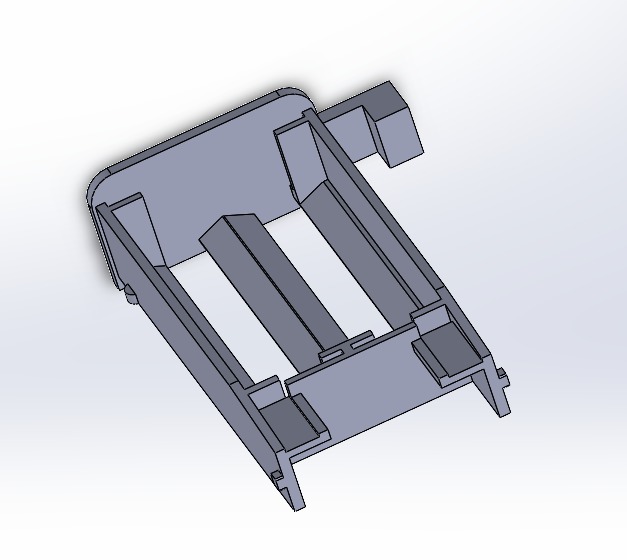 Siemens RDG 100 battery case Free 3D print model_3