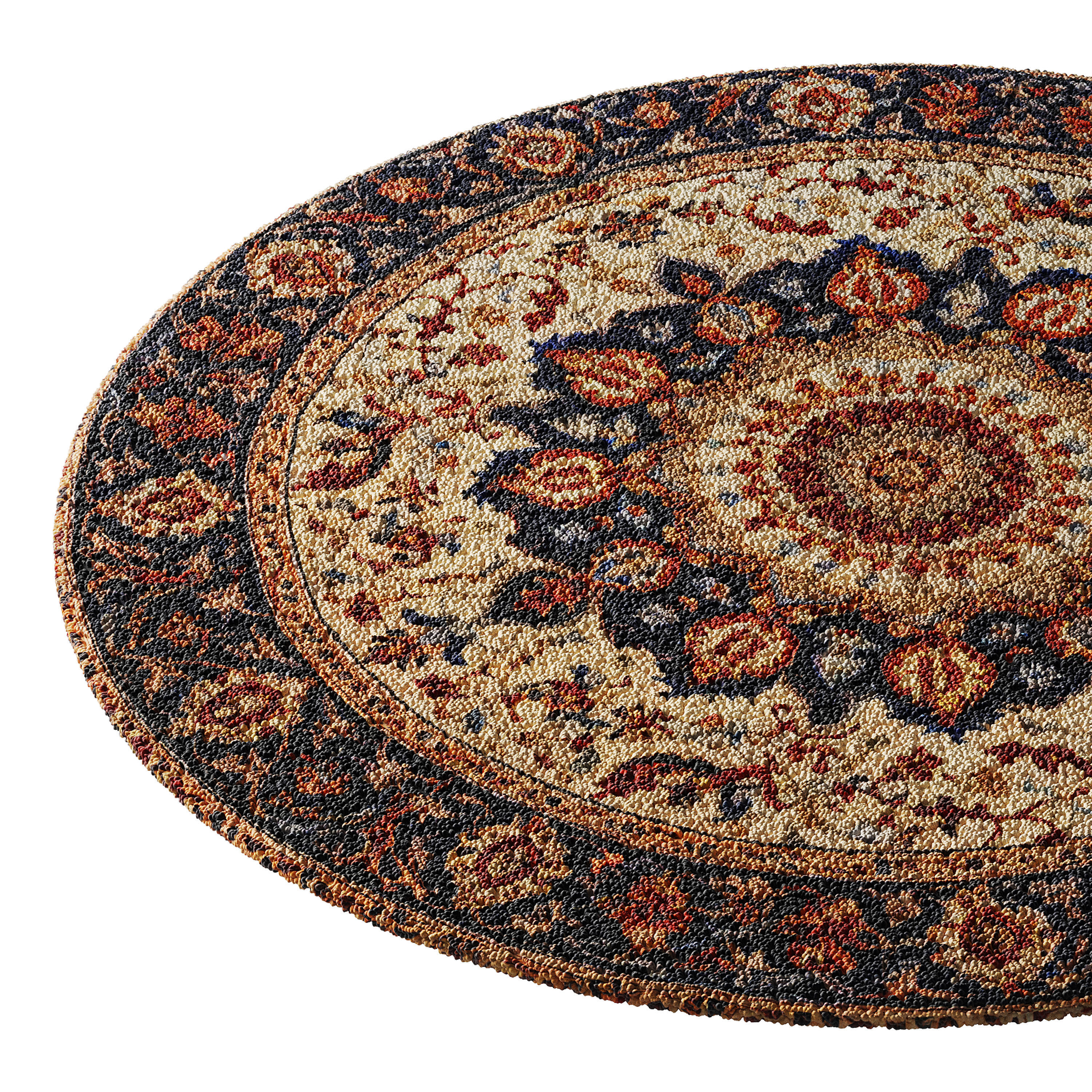 round carpet 10 3D model_10