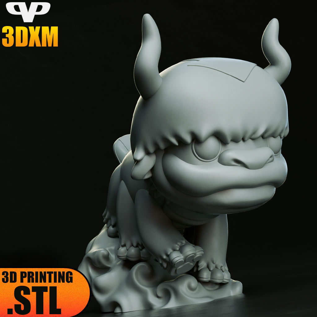 Appa Chibi STL for 3D Printing ChibiSTL 3DXM 3D print model_3