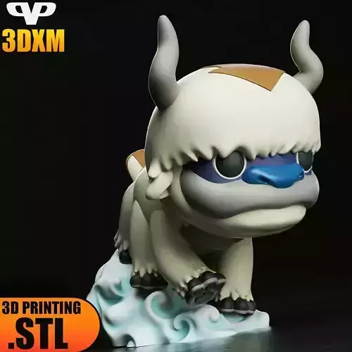 Appa Chibi STL for 3D Printing ChibiSTL 3DXM