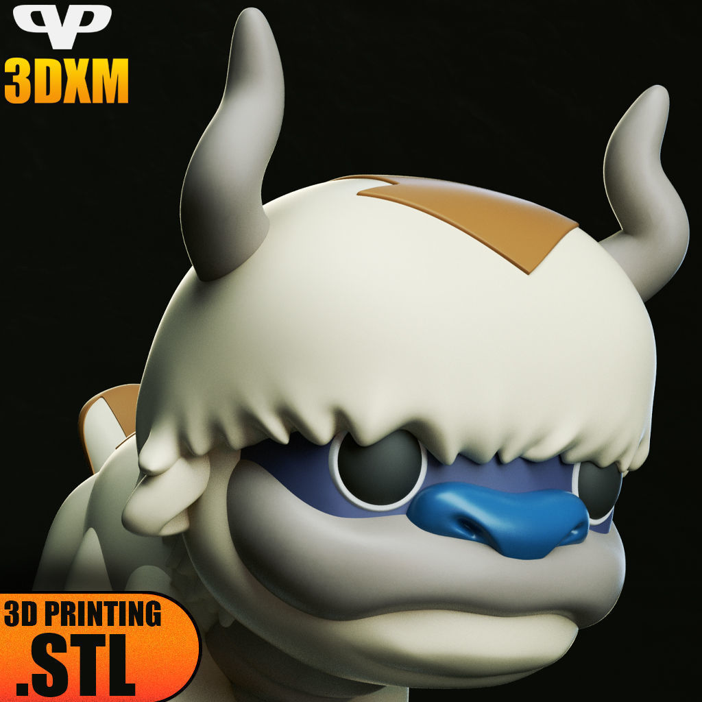 Appa Chibi STL for 3D Printing ChibiSTL 3DXM 3D print model_1