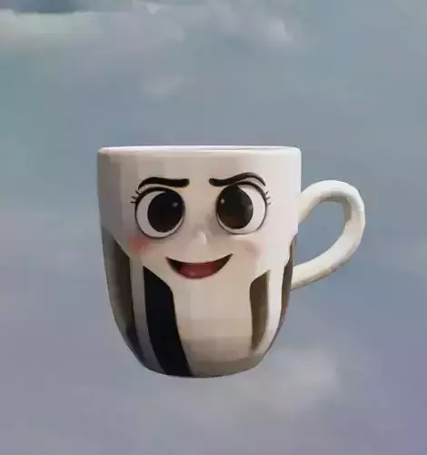 Happy Coffee Cup Beet