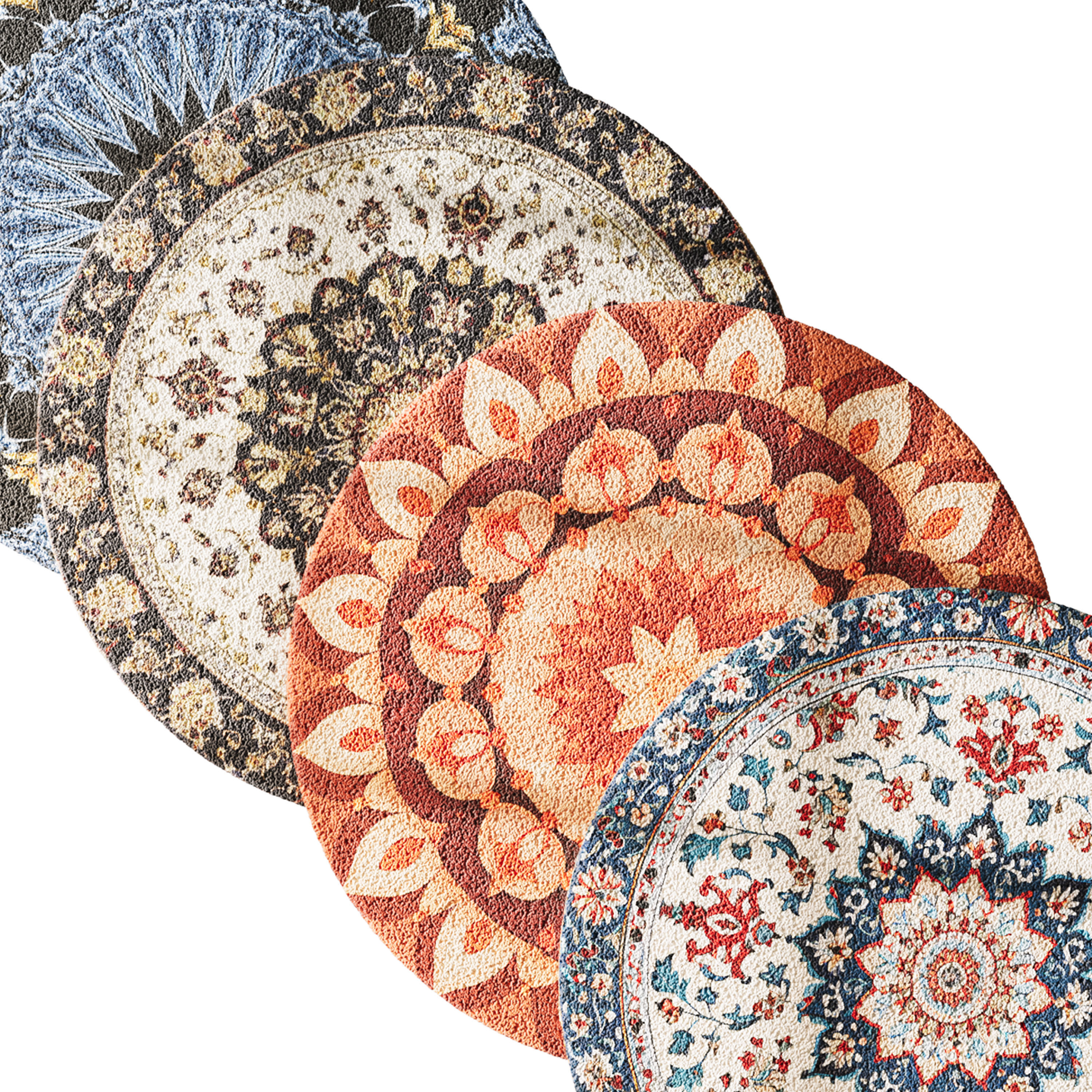 round carpet 11 3D model_5