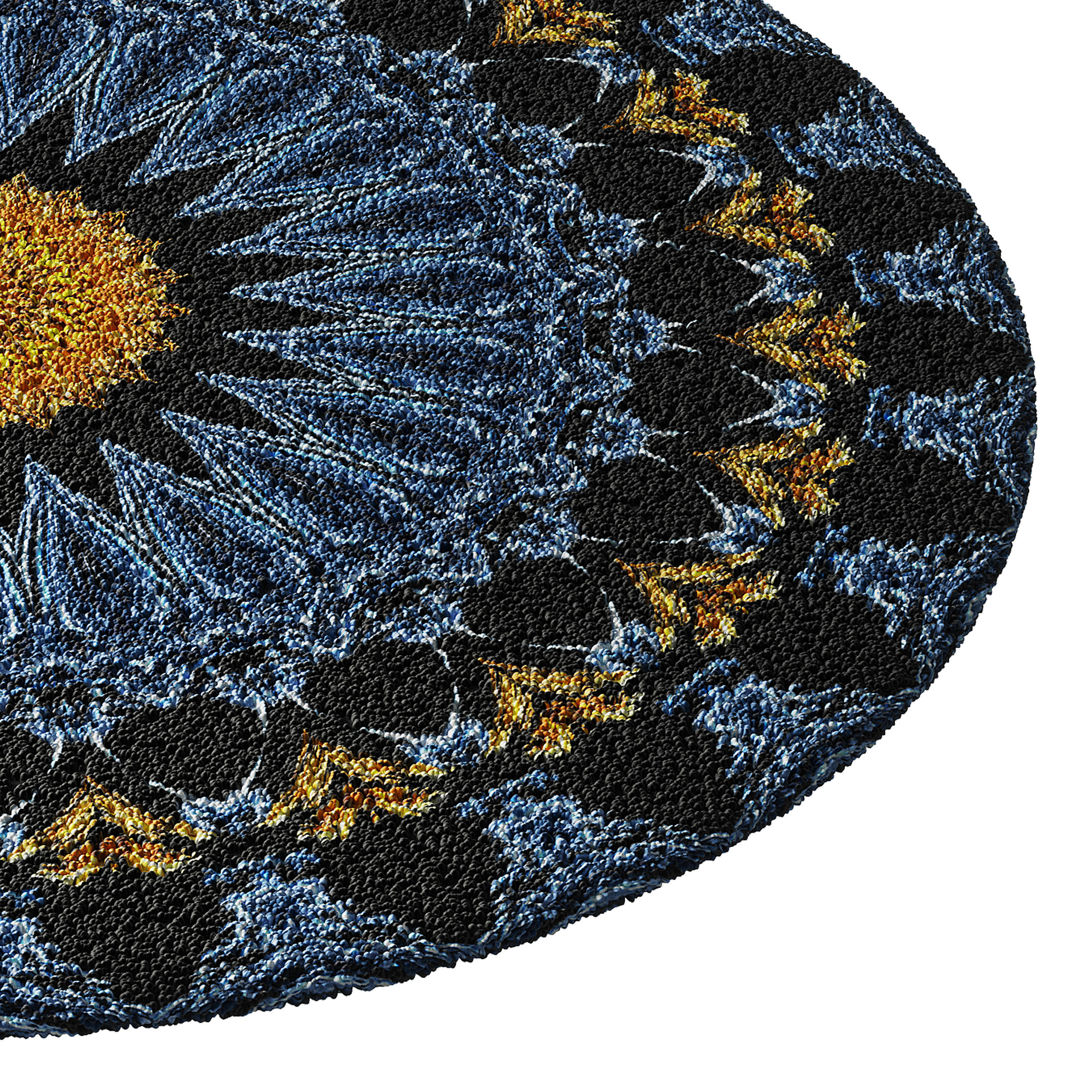 round carpet 11 3D model_12