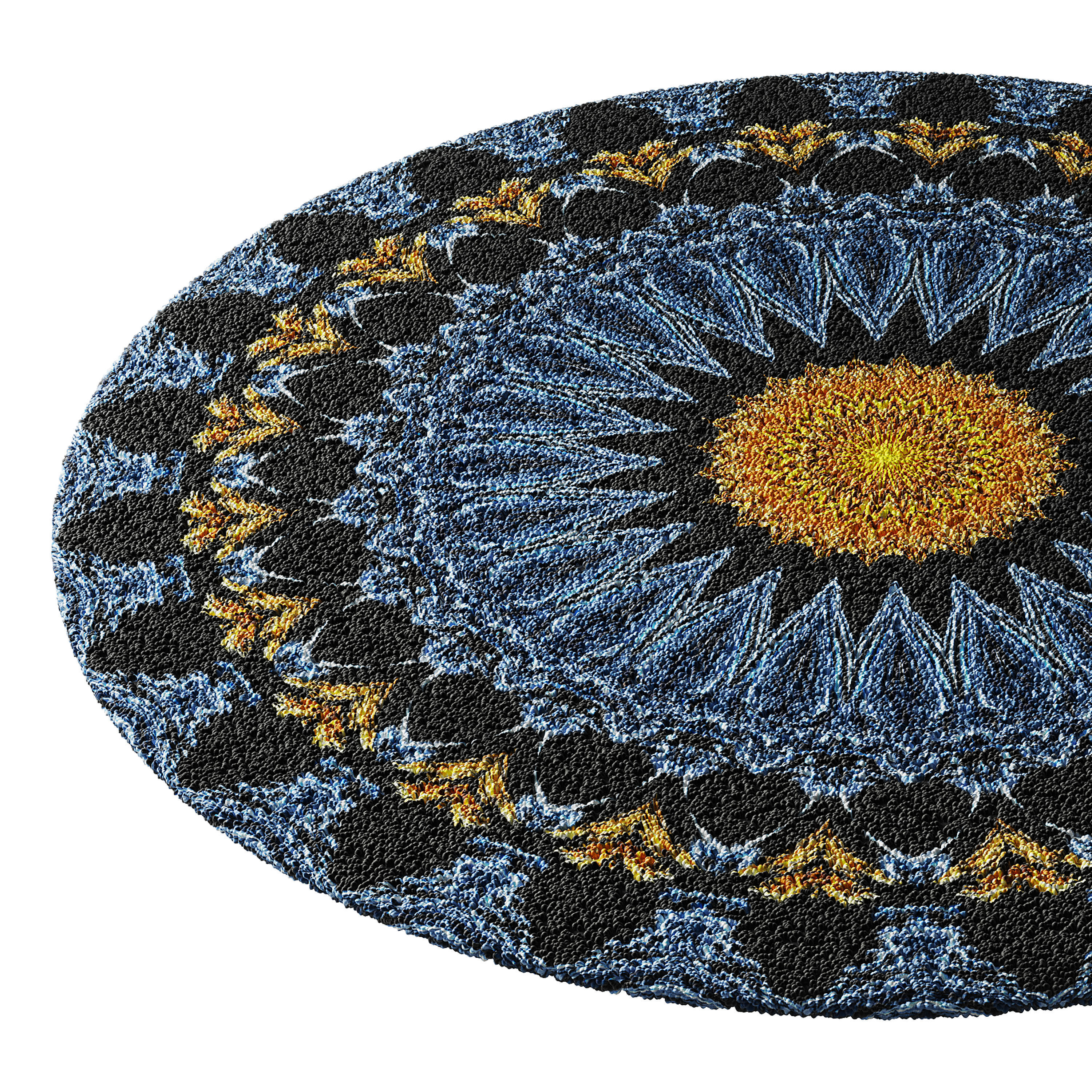 round carpet 11 3D model_11