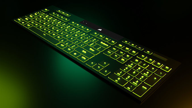 Corsair K100 Air 3D model