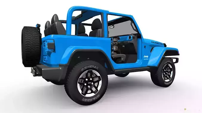 Jeep Wrangler Rubicon  3D model