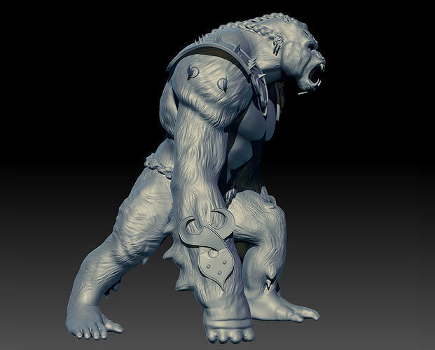 Diablo 4 Vessel of Hatred Gorilla model 3D print model