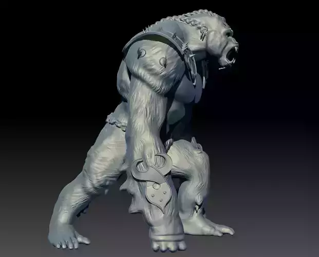 Diablo 4 Vessel of Hatred Gorilla model 3D print model
