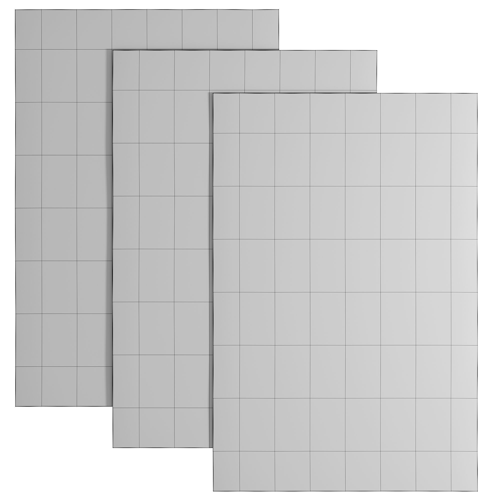 Carpets modern minimalism 3D model_4