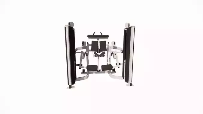 Gym Equipments-gym by Bodysolid-Machine the gym 3D model