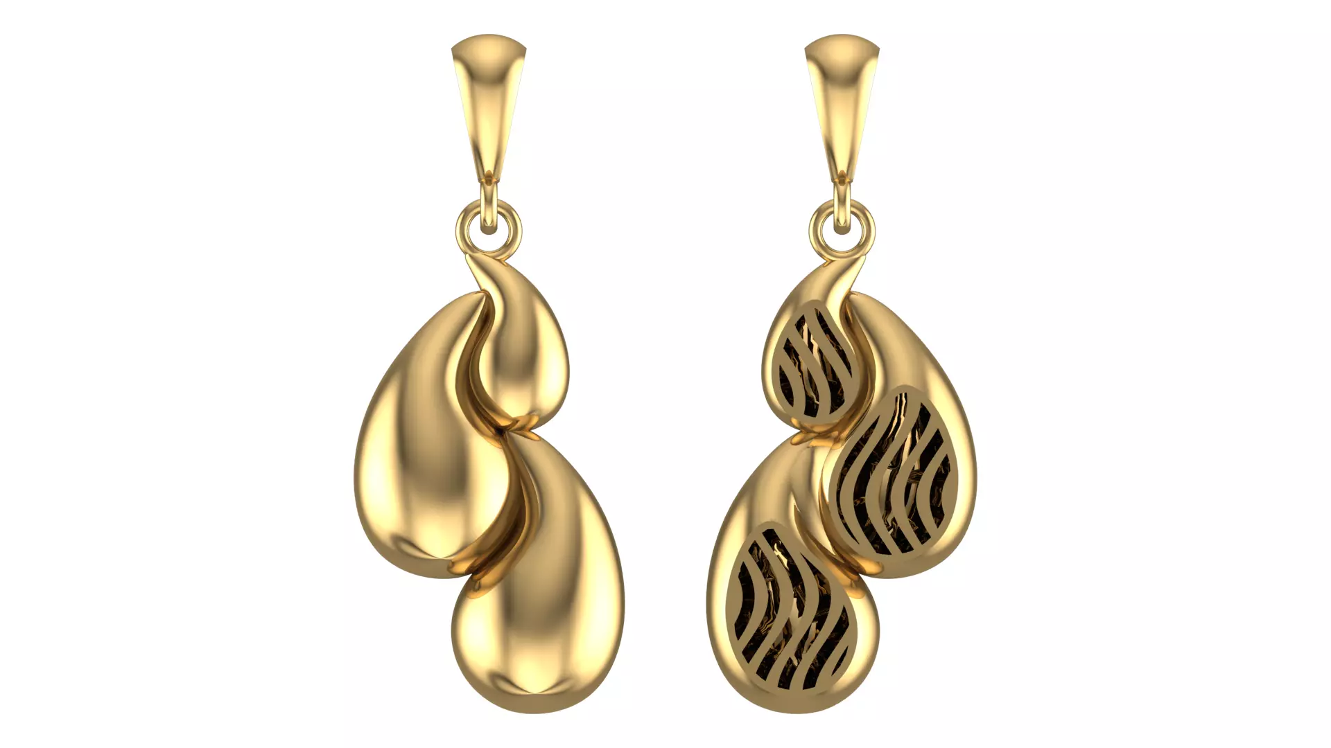 Bottega Style Necklace 3D print model_0