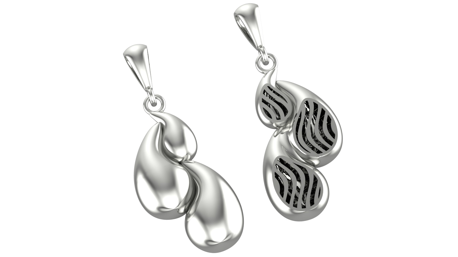 Bottega Style Necklace 3D print model_3